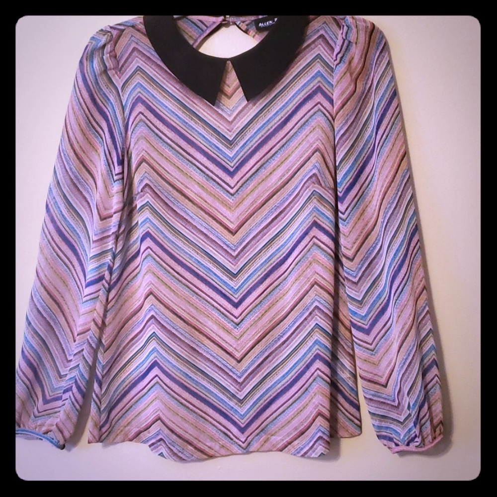 Allen B mutli colored shirt